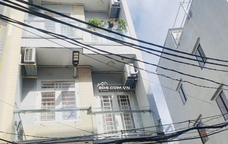 Siêu Phẩm P.10 Tân Bình. Hẻm 5m Thông ngay CC BÀU CÁT 2, 40m2, 4 Tầng, 4PN. Nhỉnh 5 tỷ.